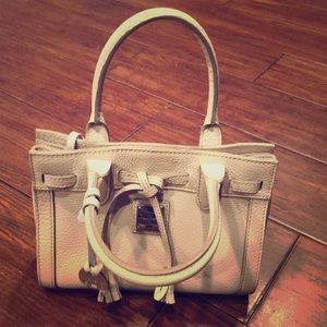 Dooney and Burke small cream purse